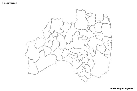 Mapas de muestra para Fukushima (blanco-negro)