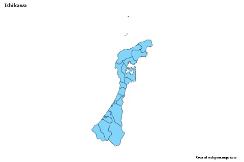 Contoh Peta untuk Ishikawa (biru)