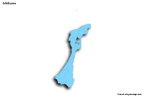 Contoh Peta untuk Ishikawa (biru,garis luar,bayangan)