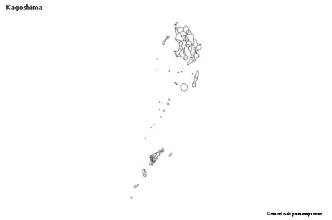Sample Maps for Kagoshima (black-white)