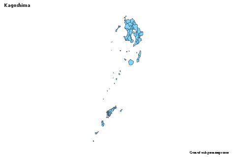 Sample Maps for Kagoshima (blue)