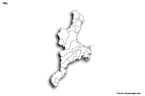 Mapas de muestra para Mie (blanco-negro,sombrío)