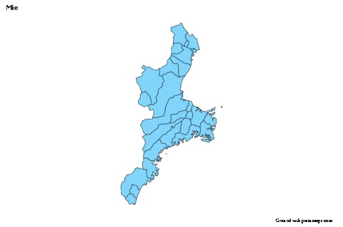 Mapas de muestra para Mie (azul)