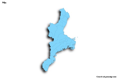 Mapas de muestra para Mie (azul,contorno,sombrío)