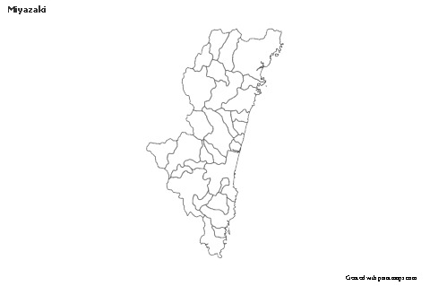 Sample Maps for Miyazaki (black-white)