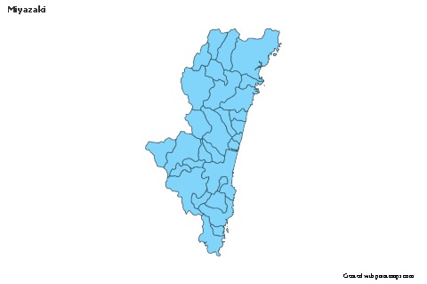 Sample Maps for Miyazaki (blue)