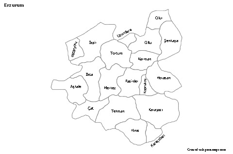 Sample Maps for Erzurum (black-white)