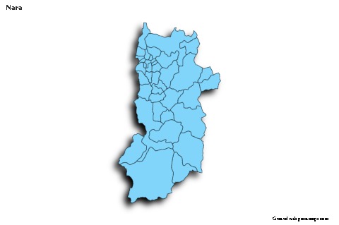Contoh Peta untuk Nara (biru,bayangan)