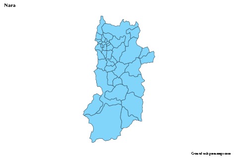 Contoh Peta untuk Nara (biru)
