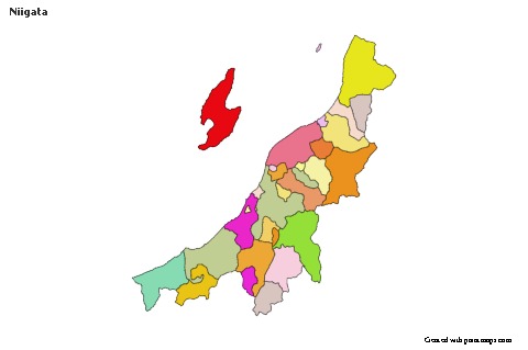 Sample Maps for Niigata (colored)