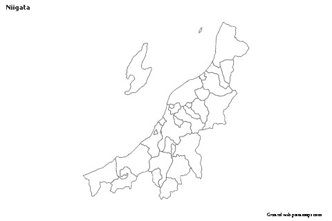 Sample Maps for Niigata (black-white)