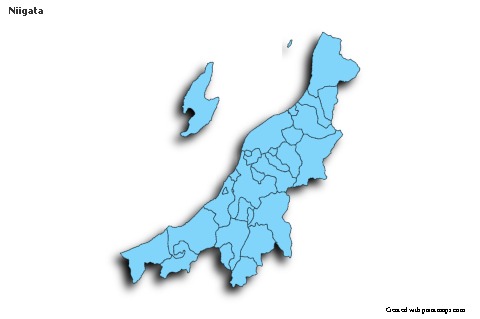Sample Maps for Niigata (blue,shadowy)
