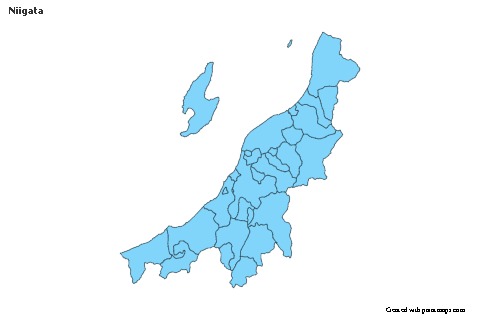 Sample Maps for Niigata (blue)