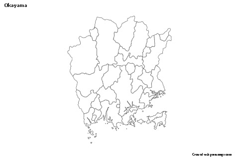 Sample Maps for Okayama (black-white)