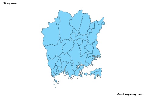 Sample Maps for Okayama (blue)