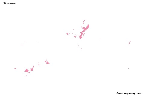 Sample Maps for Okinawa (pink,outline)