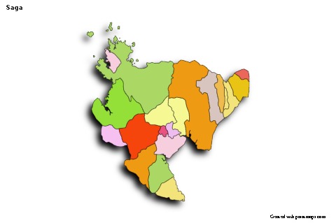 Mapas de muestra para Saga (coloreado,sombrío)