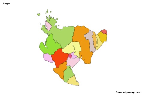 Mapas de muestra para Saga (coloreado)