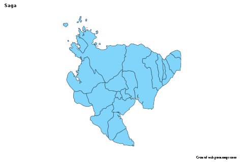 Mapas de muestra para Saga (azul)