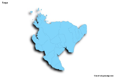 Mapas de muestra para Saga (azul,contorno,sombrío)