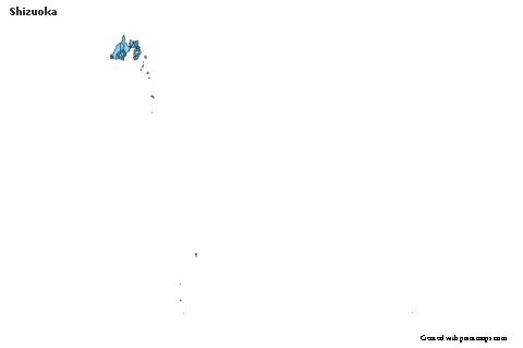 Mapas de muestra para Shizuoka (azul)