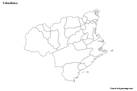 Sample Maps for Tokushima (black-white)