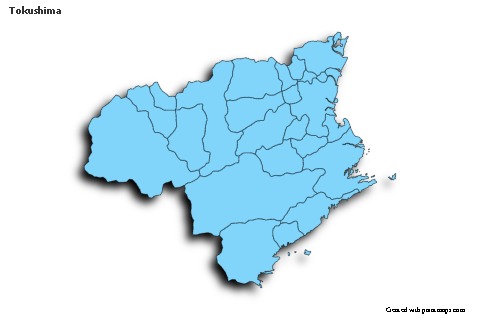Sample Maps for Tokushima (blue,shadowy)