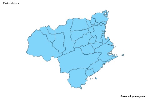 Sample Maps for Tokushima (blue)
