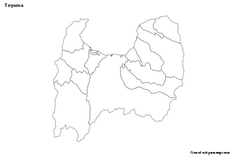 Sample Maps for Toyama (black-white)