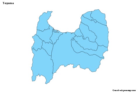 Sample Maps for Toyama (blue)
