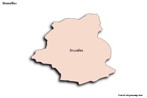 Sample Maps for Bruxelles (colored,shadowy)