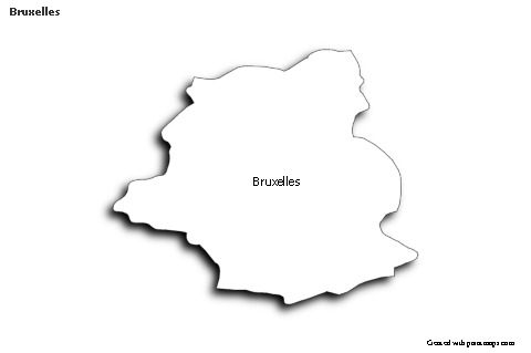 Sample Maps for Bruxelles (black-white,shadowy)