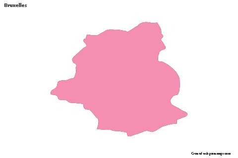 Sample Maps for Bruxelles (pink,outline)