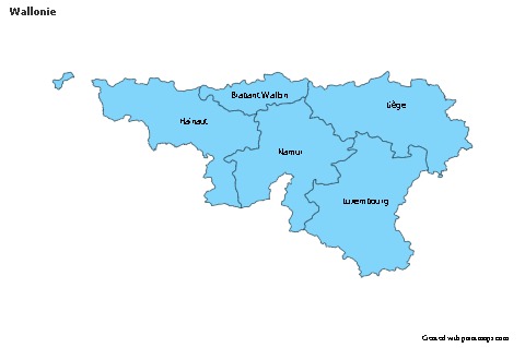 Sample Maps for Wallonie (blue)