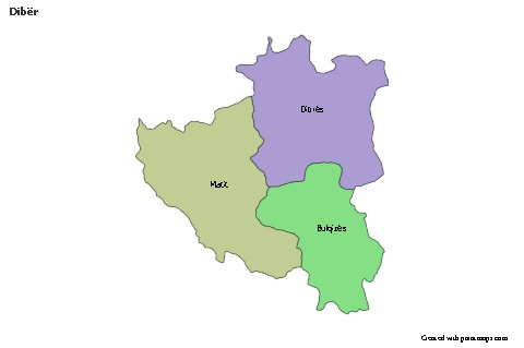 Sample Maps for Dibër (colored)