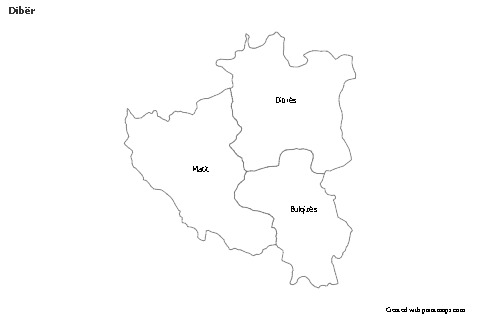 Sample Maps for Dibër (black-white)