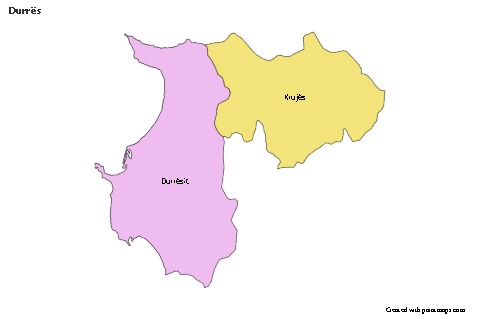 Sample Maps for Durrës (colored)