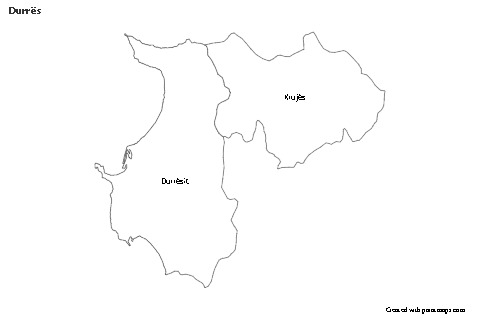 Sample Maps for Durrës (black-white)