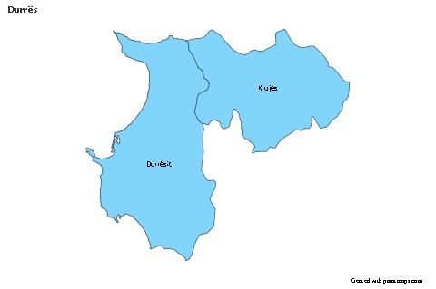 Sample Maps for Durrës (blue)
