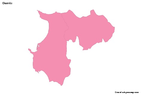 Sample Maps for Durrës (pink,outline)