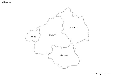 Sample Maps for Elbasan (black-white)