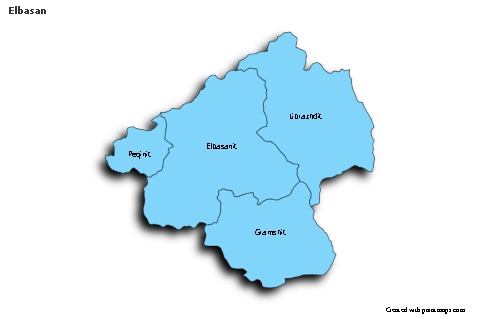 Sample Maps for Elbasan (blue,shadowy)