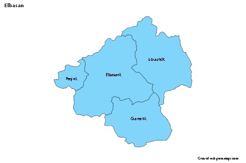 Sample Maps for Elbasan (blue)