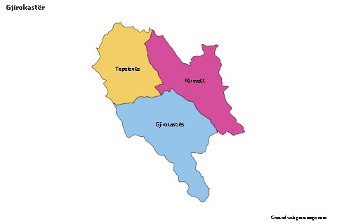 Sample Maps for Gjirokastër (colored)