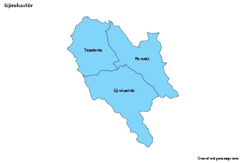Sample Maps for Gjirokastër (blue)
