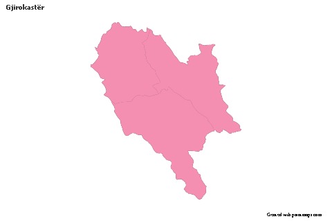Sample Maps for Gjirokastër (pink,outline)