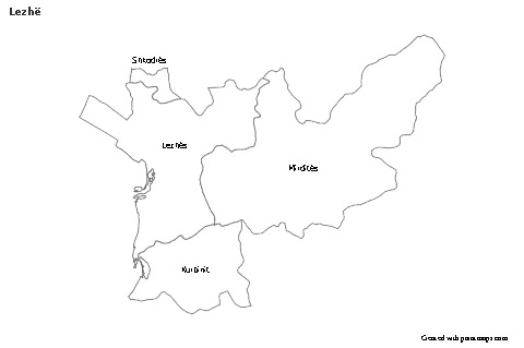 Sample Maps for Lezhë (black-white)