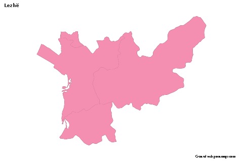 Sample Maps for Lezhë (pink,outline)