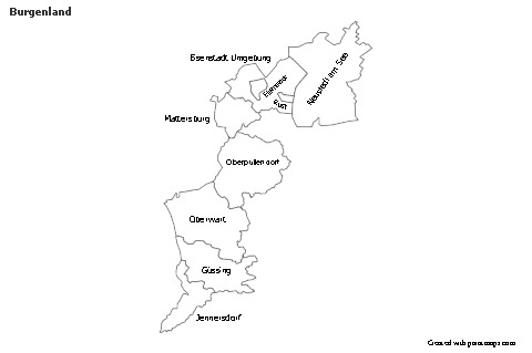 Sample Maps for Burgenland (black-white)