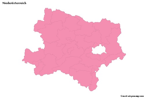 Sample Maps for Niederösterreich (pink,outline)